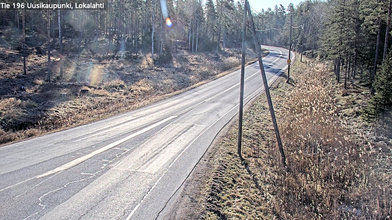 Kelikamerat Kuva Tie 196 Uusikaupunki, Lokalahti, Uusikaupunki, Varsinais-Suomi