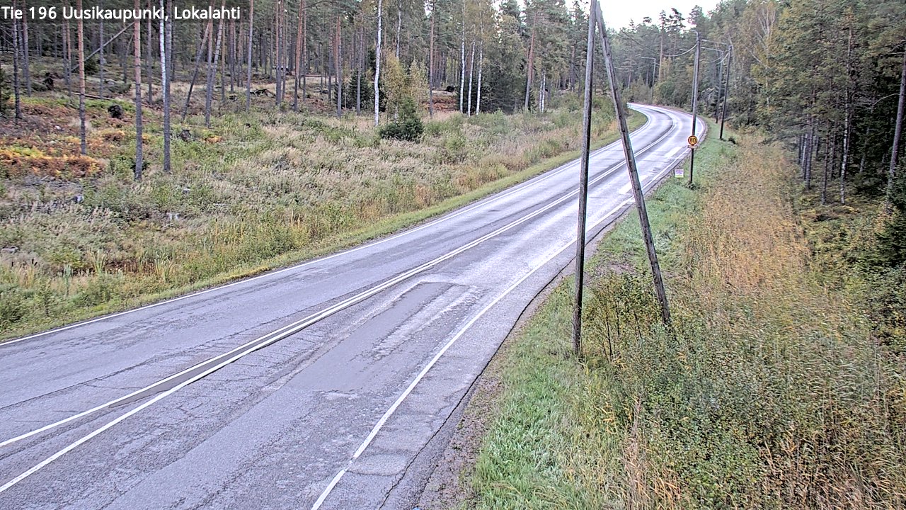 Kelikamerat Kuva Tie 196 Uusikaupunki, Lokalahti, Uusikaupunki, Varsinais-Suomi
