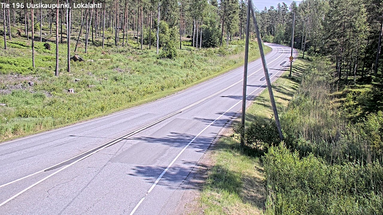 Kelikamerat Kuva Tie 196 Uusikaupunki, Lokalahti, Uusikaupunki, Varsinais-Suomi
