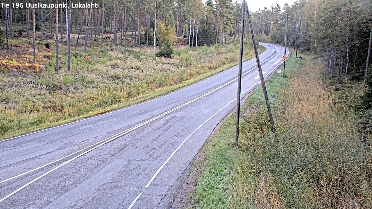Kelikamerat Kuva Tie 196 Uusikaupunki, Lokalahti, Uusikaupunki, Varsinais-Suomi
