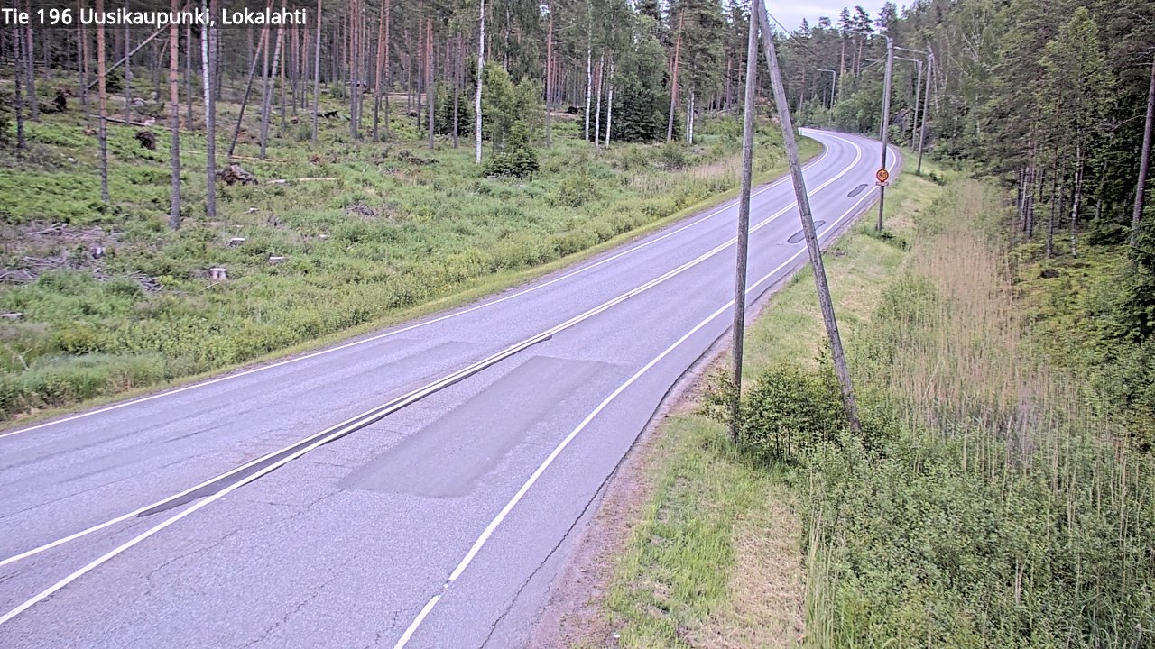 Kelikamerat Kuva Tie 196 Uusikaupunki, Lokalahti, Uusikaupunki, Varsinais-Suomi