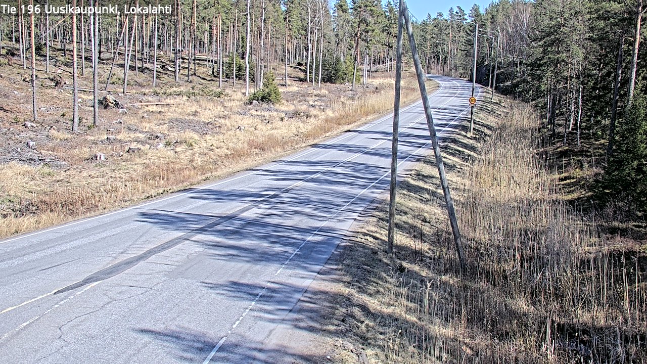 Kelikamerat Kuva Tie 196 Uusikaupunki, Lokalahti, Uusikaupunki, Varsinais-Suomi