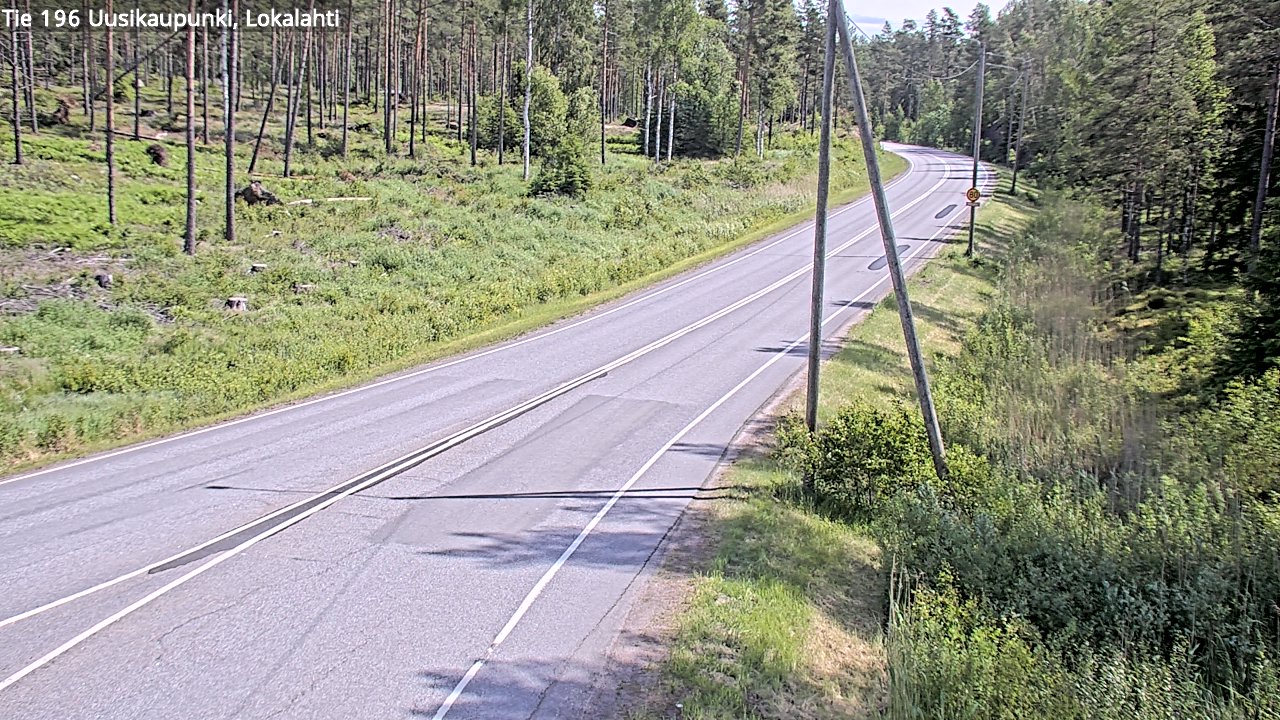 Kelikamerat Kuva Tie 196 Uusikaupunki, Lokalahti, Uusikaupunki, Varsinais-Suomi