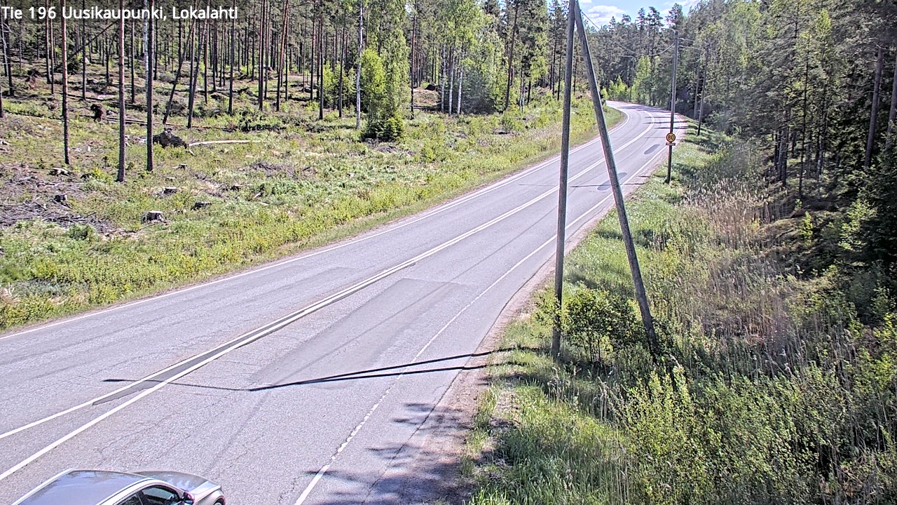 Weather Camera Image Road 196 Uusikaupunki, Lokalahti, Uusikaupunki, Varsinais-Suomi
