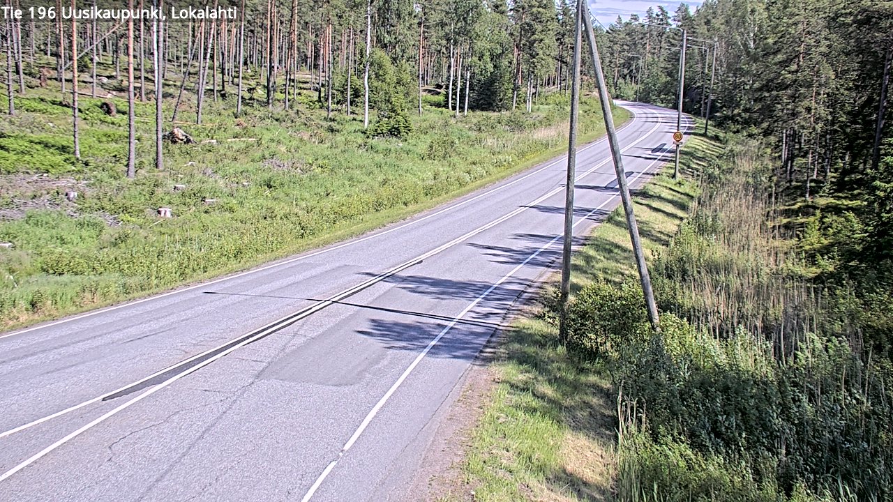 Kelikamerat Kuva Tie 196 Uusikaupunki, Lokalahti, Uusikaupunki, Varsinais-Suomi