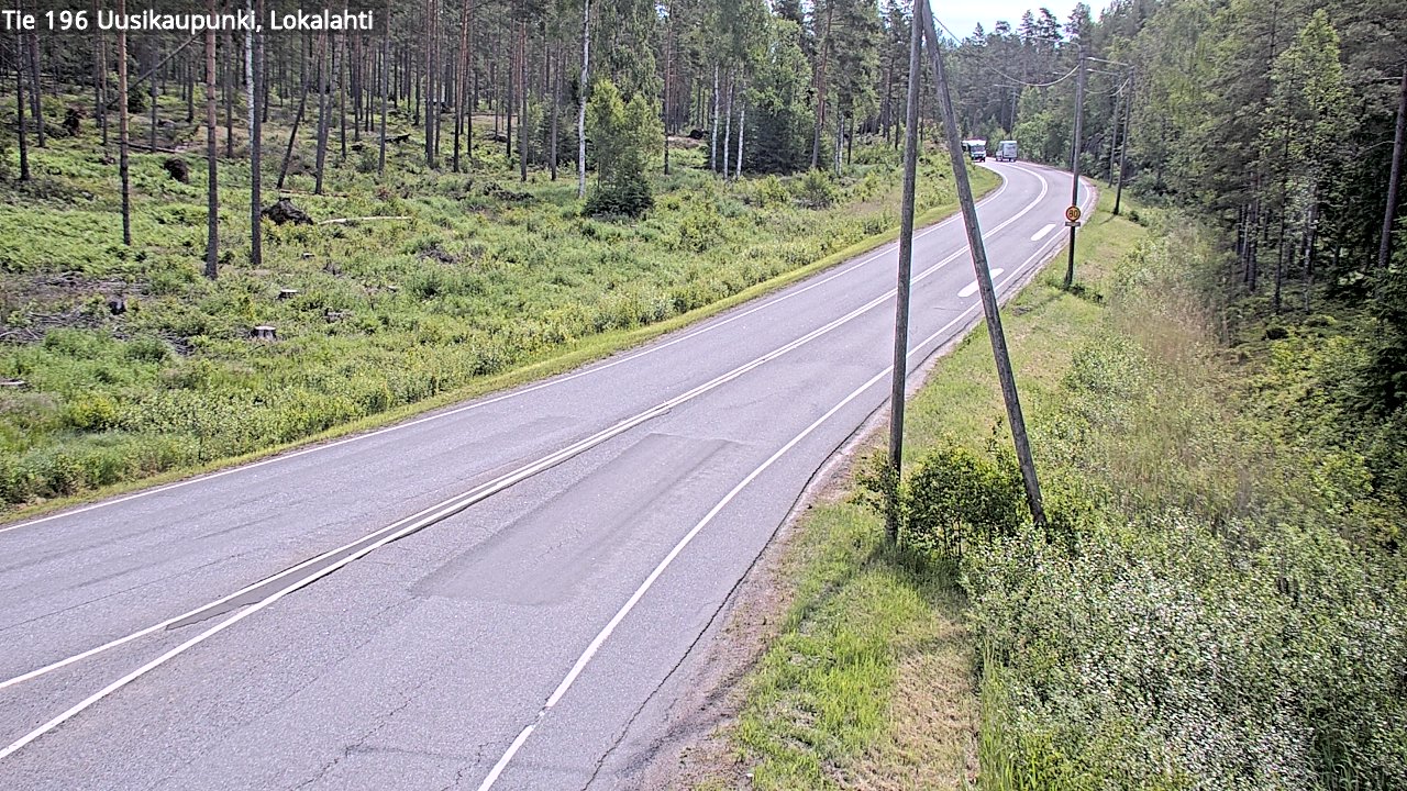 Kelikamerat Kuva Tie 196 Uusikaupunki, Lokalahti, Uusikaupunki, Varsinais-Suomi