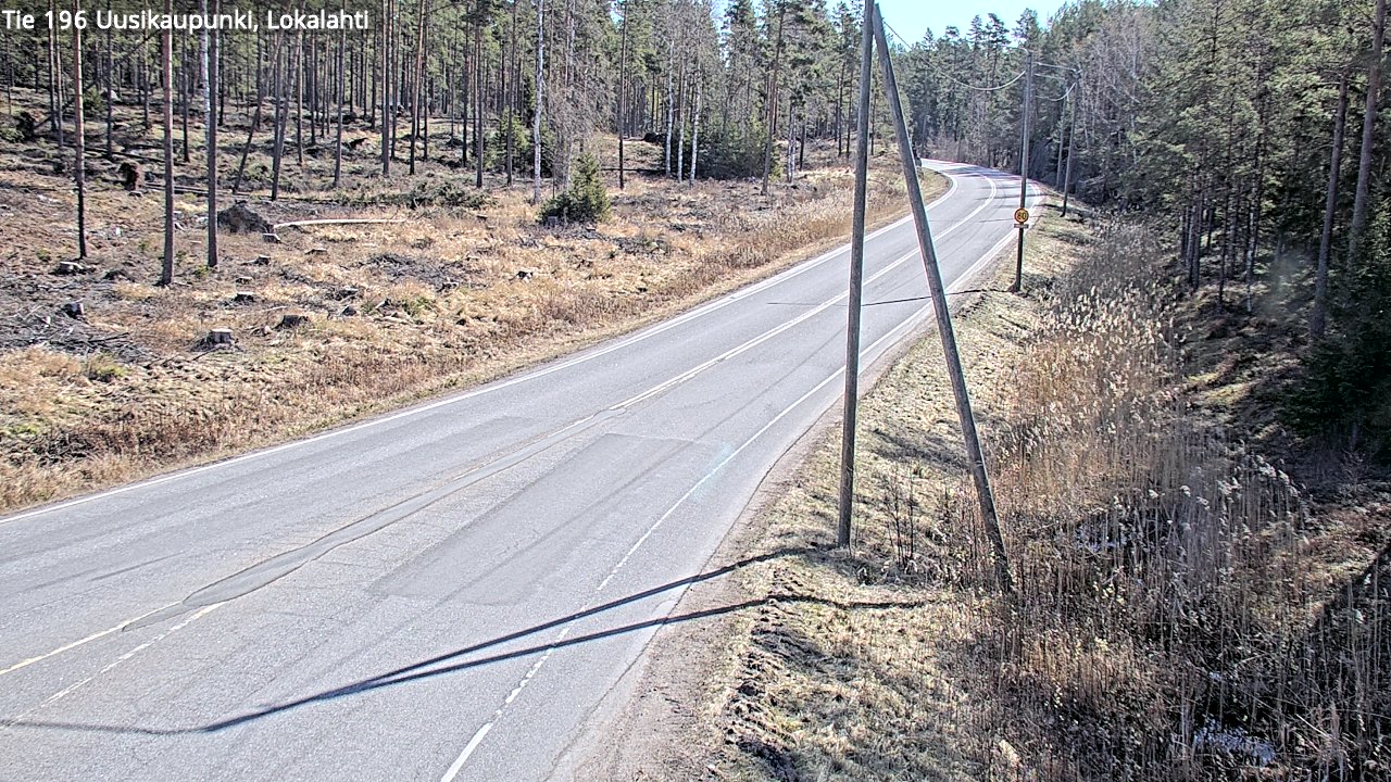 Kelikamerat Kuva Tie 196 Uusikaupunki, Lokalahti, Uusikaupunki, Varsinais-Suomi