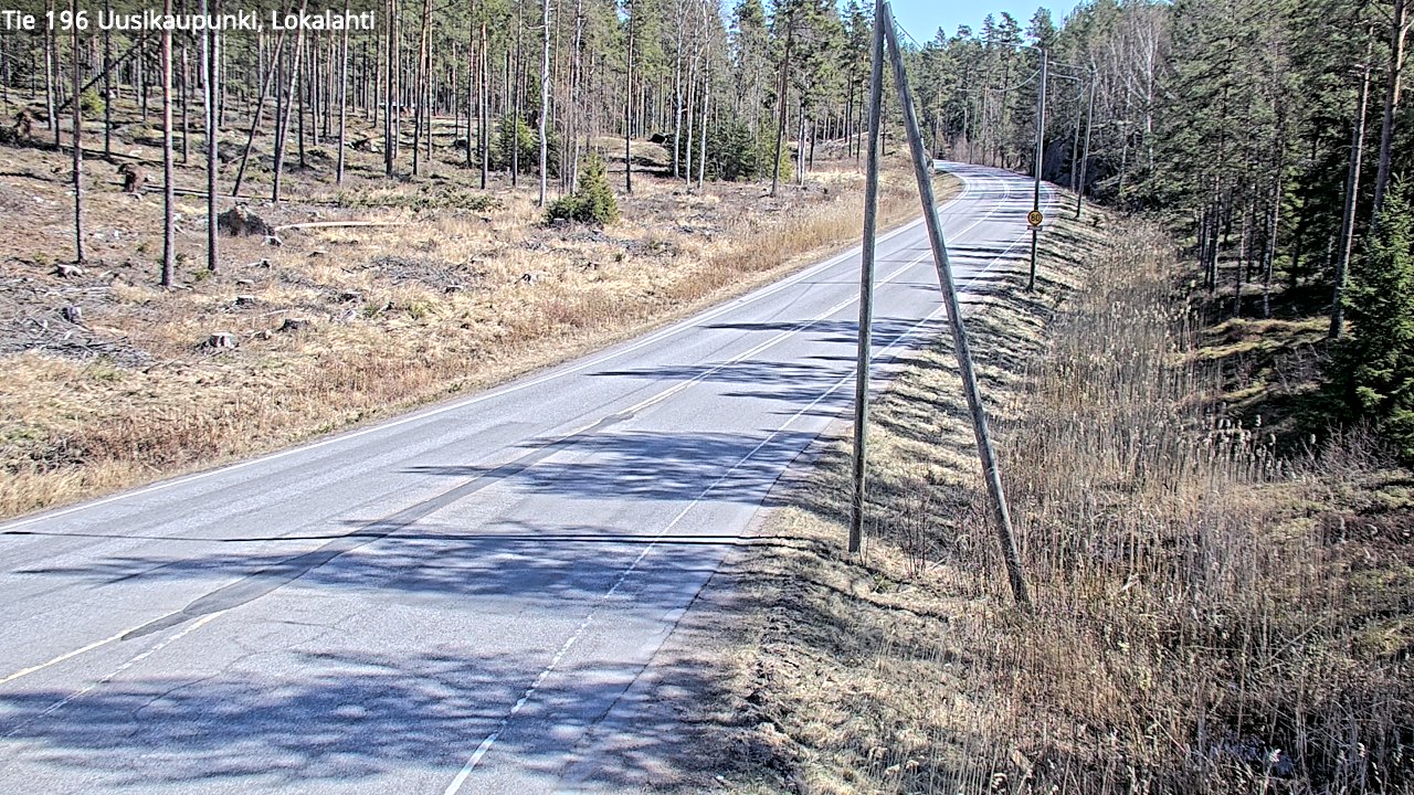 Kelikamerat Kuva Tie 196 Uusikaupunki, Lokalahti, Uusikaupunki, Varsinais-Suomi