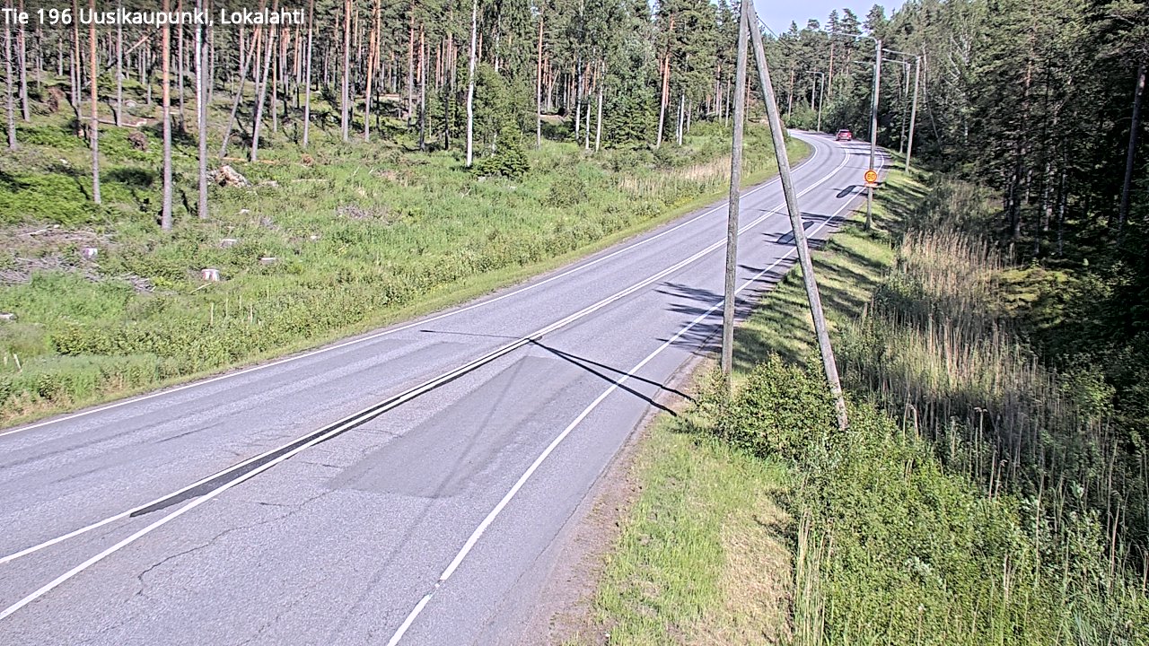 Kelikamerat Kuva Tie 196 Uusikaupunki, Lokalahti, Uusikaupunki, Varsinais-Suomi