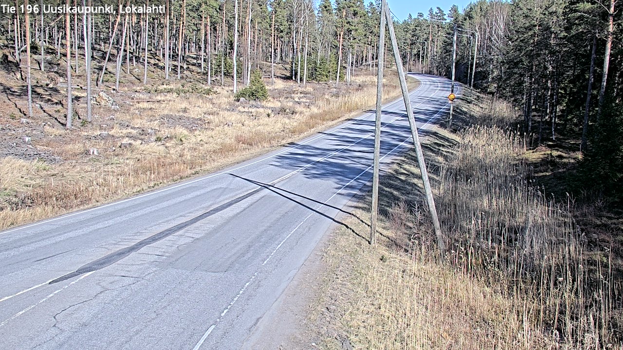 Kelikamerat Kuva Tie 196 Uusikaupunki, Lokalahti, Uusikaupunki, Varsinais-Suomi