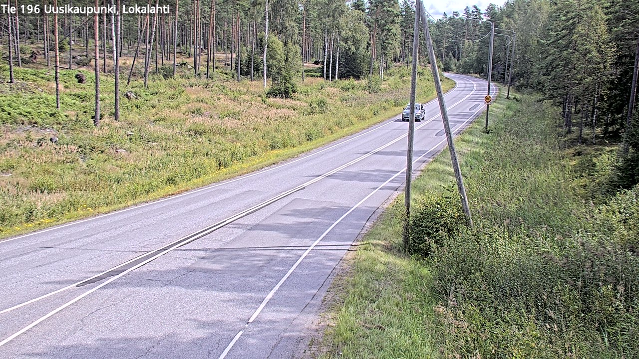 Kelikamerat Kuva Tie 196 Uusikaupunki, Lokalahti, Uusikaupunki, Varsinais-Suomi