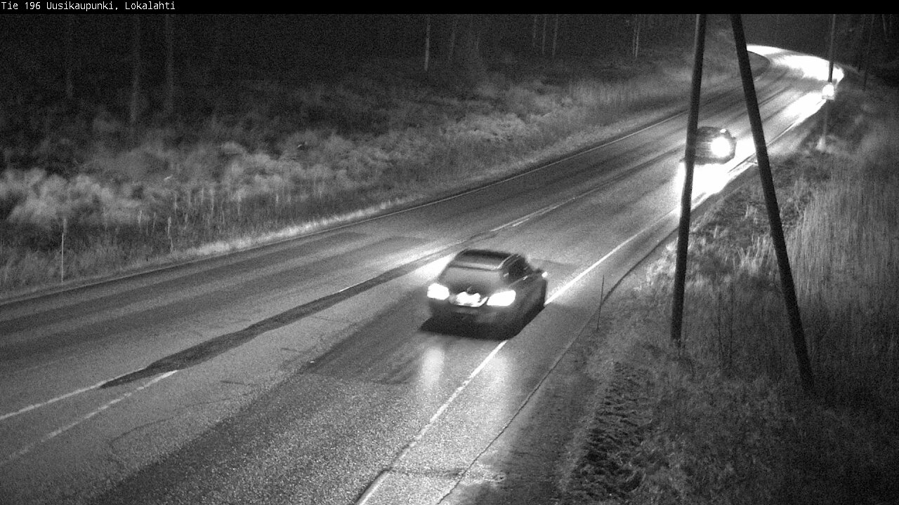 Weather Camera Image Road 196 Uusikaupunki, Lokalahti, Uusikaupunki, Varsinais-Suomi