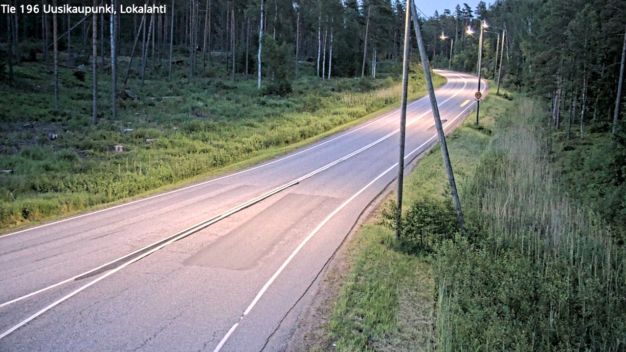 Kelikamerat Kuva Tie 196 Uusikaupunki, Lokalahti, Uusikaupunki, Varsinais-Suomi