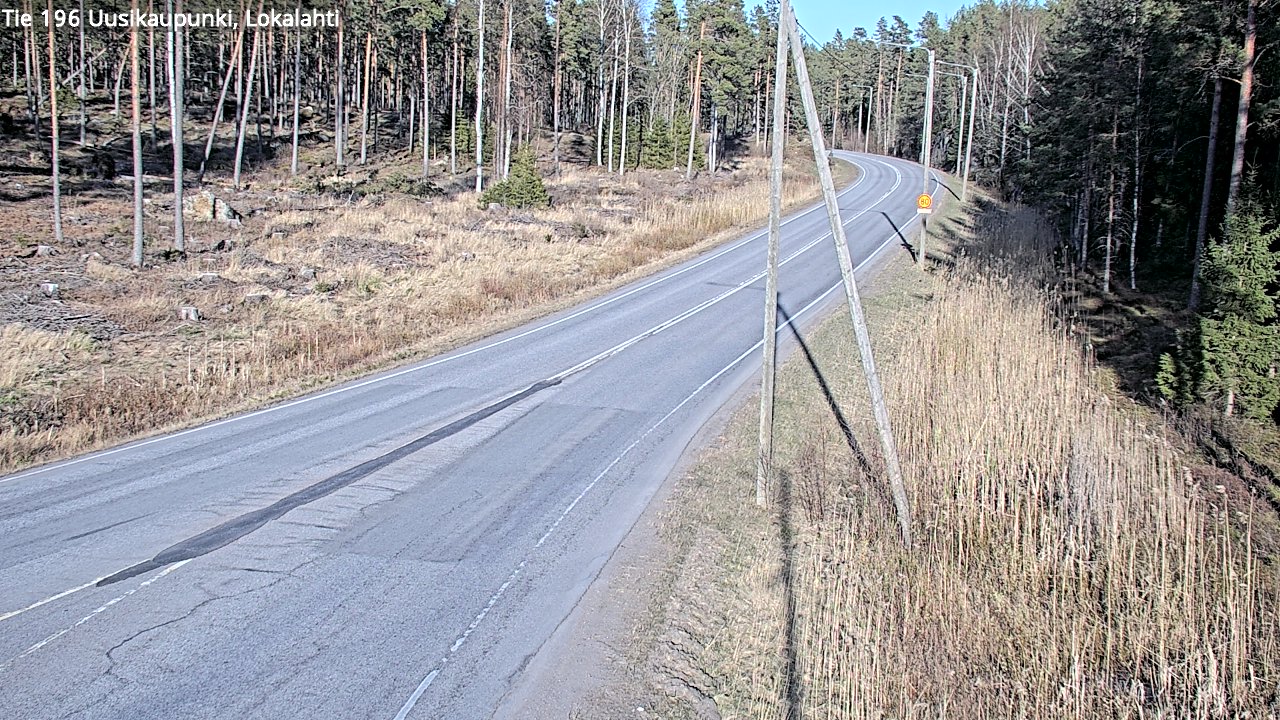 Kelikamerat Kuva Tie 196 Uusikaupunki, Lokalahti, Uusikaupunki, Varsinais-Suomi