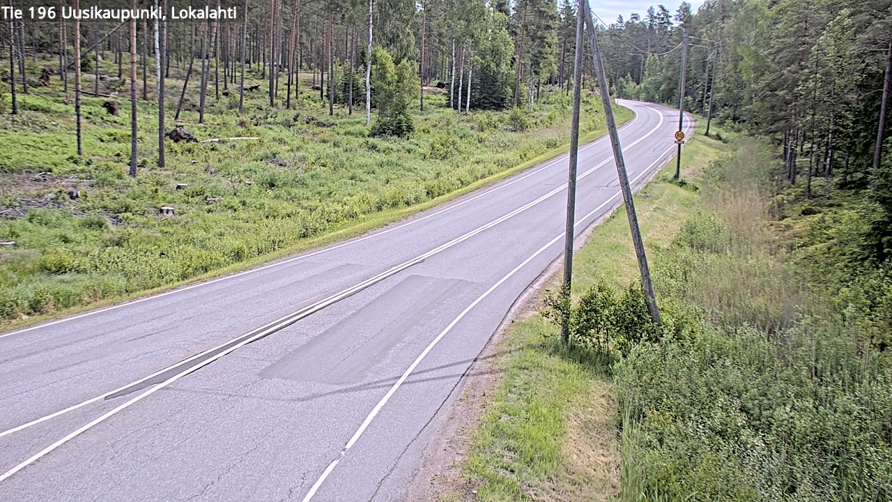 Kelikamerat Kuva Tie 196 Uusikaupunki, Lokalahti, Uusikaupunki, Varsinais-Suomi
