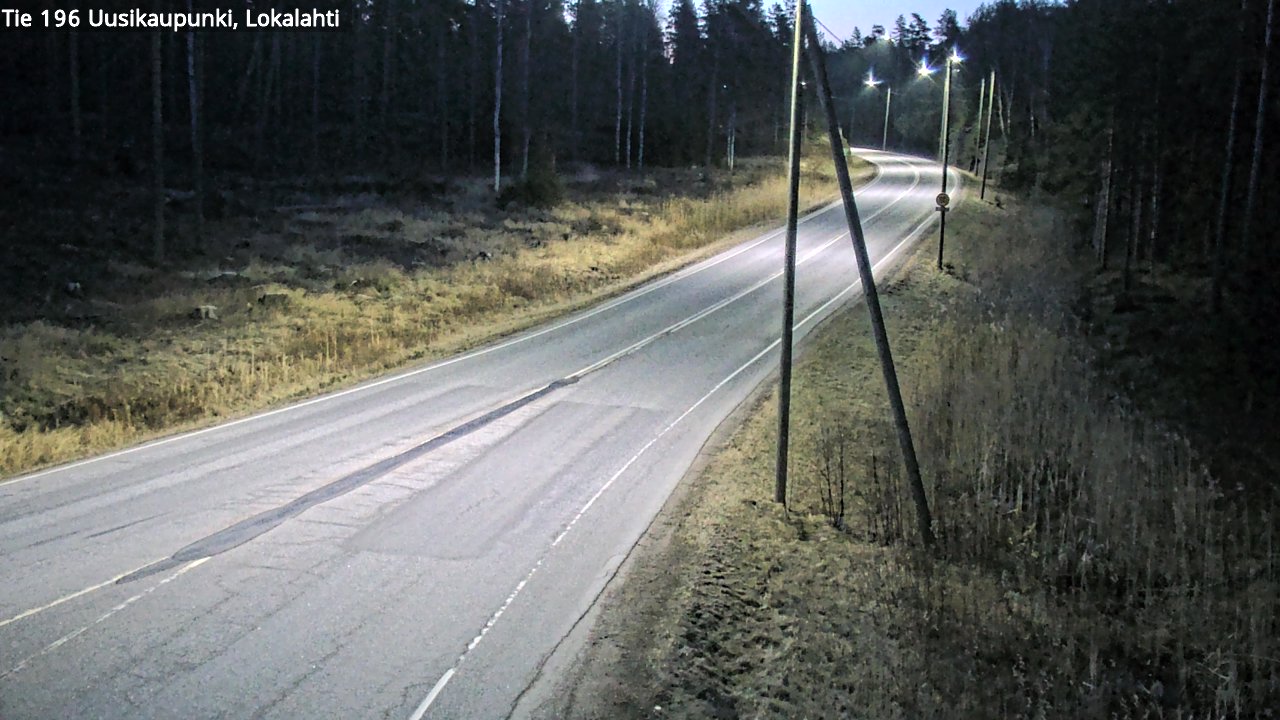 Kelikamerat Kuva Tie 196 Uusikaupunki, Lokalahti, Uusikaupunki, Varsinais-Suomi