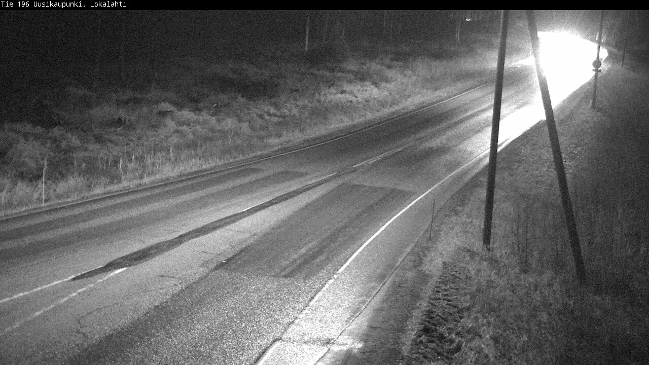 Weather Camera Image Road 196 Uusikaupunki, Lokalahti, Uusikaupunki, Varsinais-Suomi