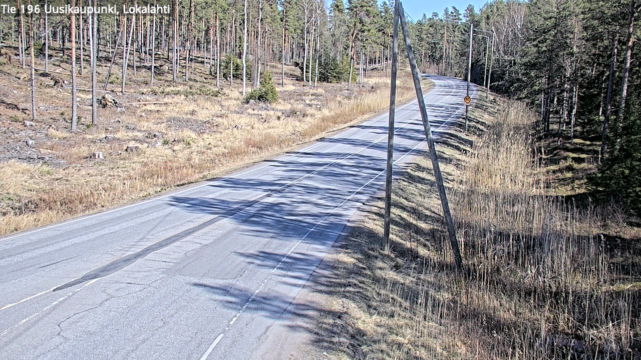 Kelikamerat Kuva Tie 196 Uusikaupunki, Lokalahti, Uusikaupunki, Varsinais-Suomi