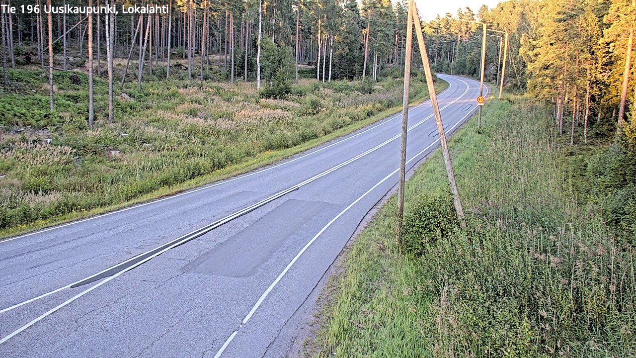 Kelikamerat Kuva Tie 196 Uusikaupunki, Lokalahti, Uusikaupunki, Varsinais-Suomi