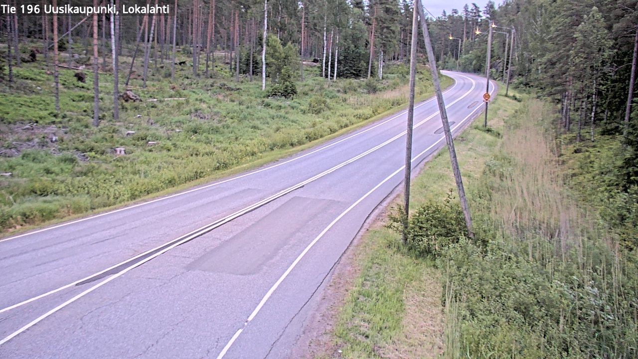 Kelikamerat Kuva Tie 196 Uusikaupunki, Lokalahti, Uusikaupunki, Varsinais-Suomi