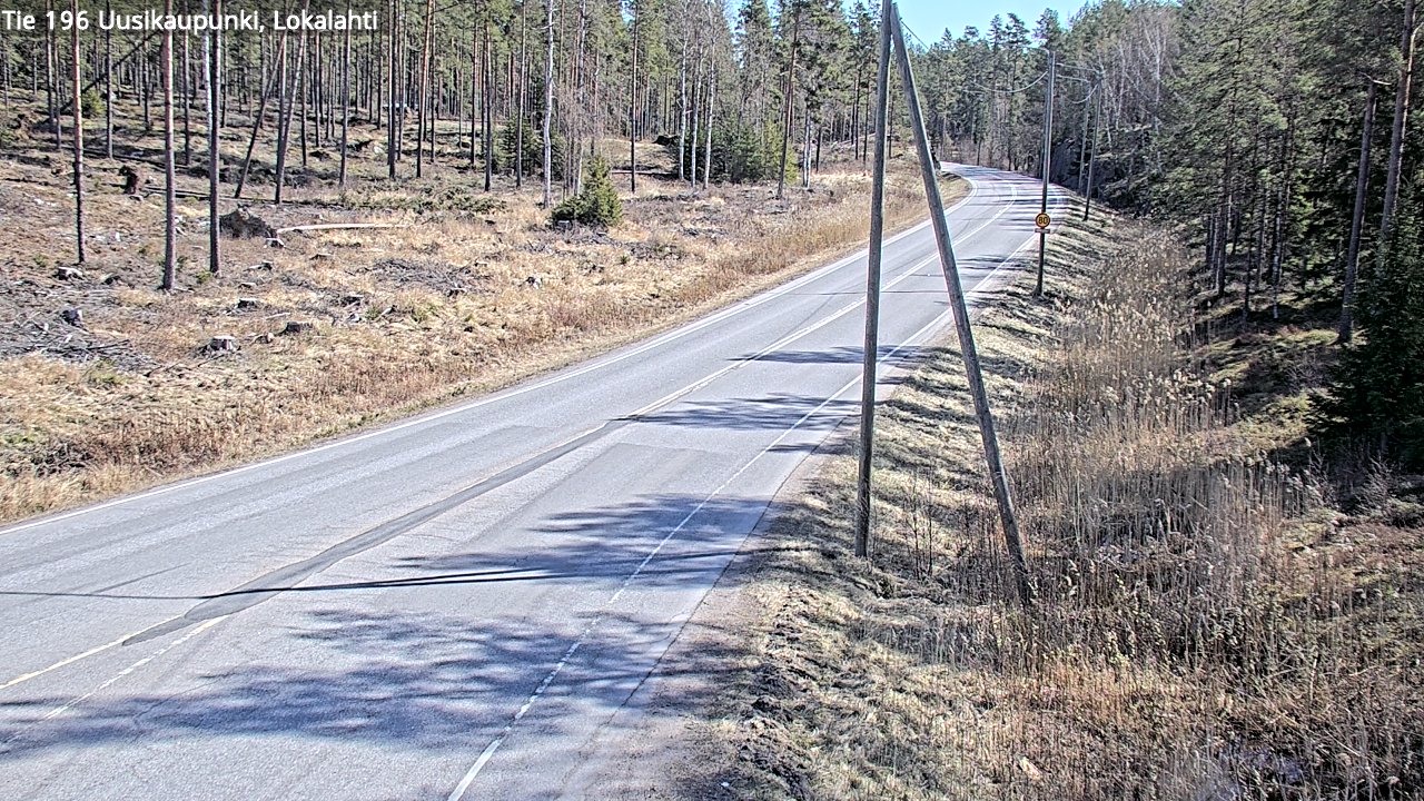Kelikamerat Kuva Tie 196 Uusikaupunki, Lokalahti, Uusikaupunki, Varsinais-Suomi