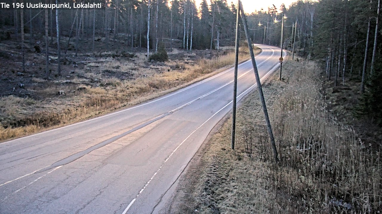 Kelikamerat Kuva Tie 196 Uusikaupunki, Lokalahti, Uusikaupunki, Varsinais-Suomi