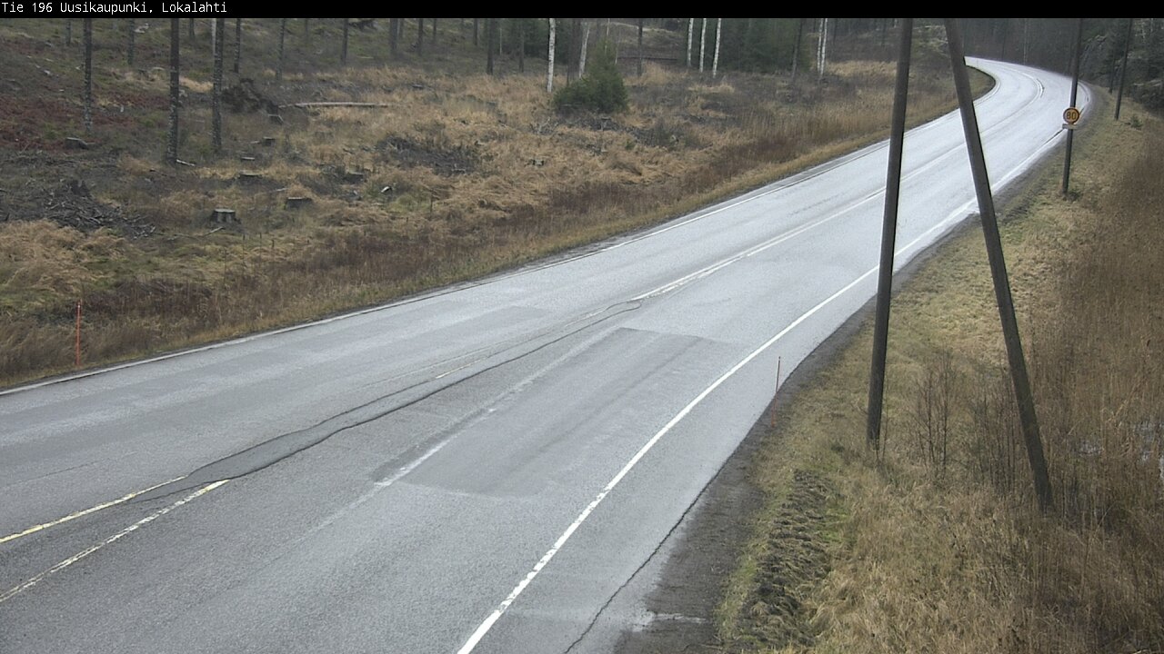 Weather Camera Image Road 196 Uusikaupunki, Lokalahti, Uusikaupunki, Varsinais-Suomi