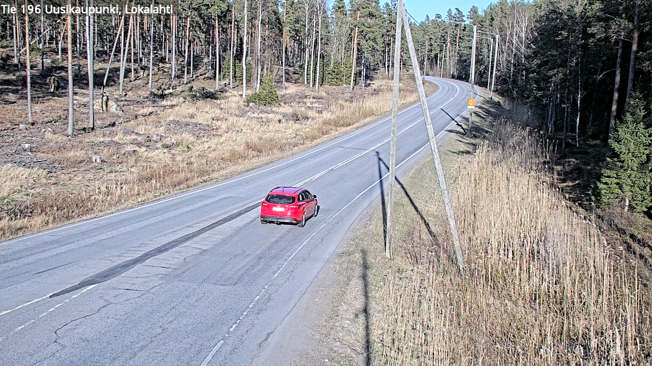 Kelikamerat Kuva Tie 196 Uusikaupunki, Lokalahti, Uusikaupunki, Varsinais-Suomi