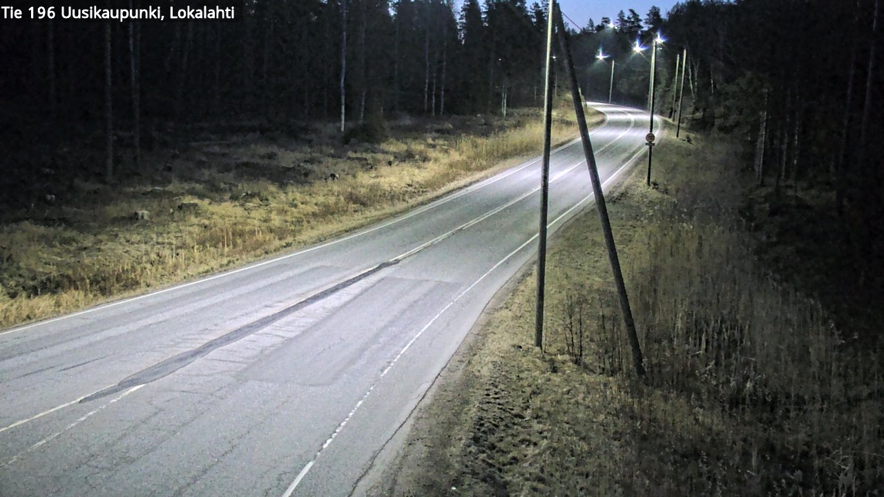 Kelikamerat Kuva Tie 196 Uusikaupunki, Lokalahti, Uusikaupunki, Varsinais-Suomi