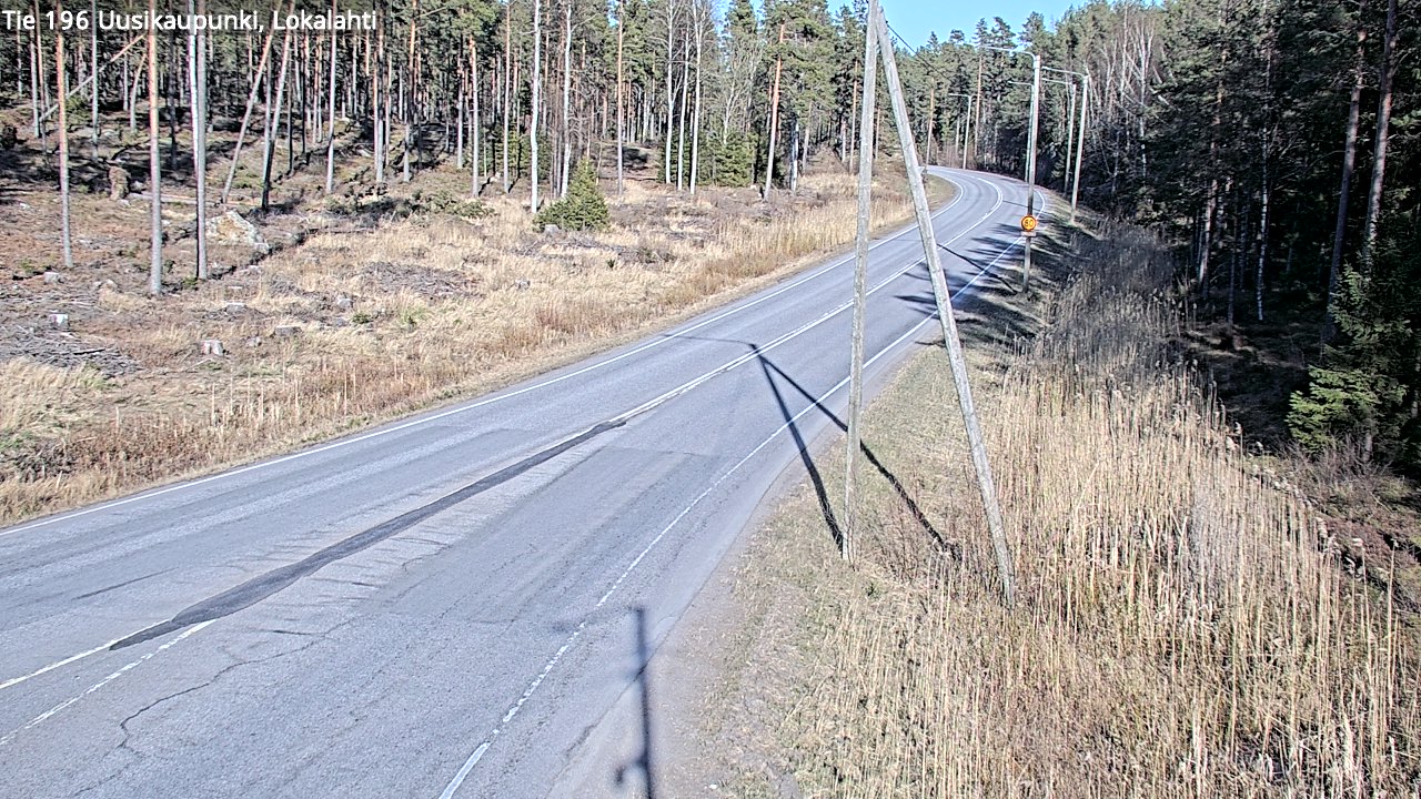 Kelikamerat Kuva Tie 196 Uusikaupunki, Lokalahti, Uusikaupunki, Varsinais-Suomi