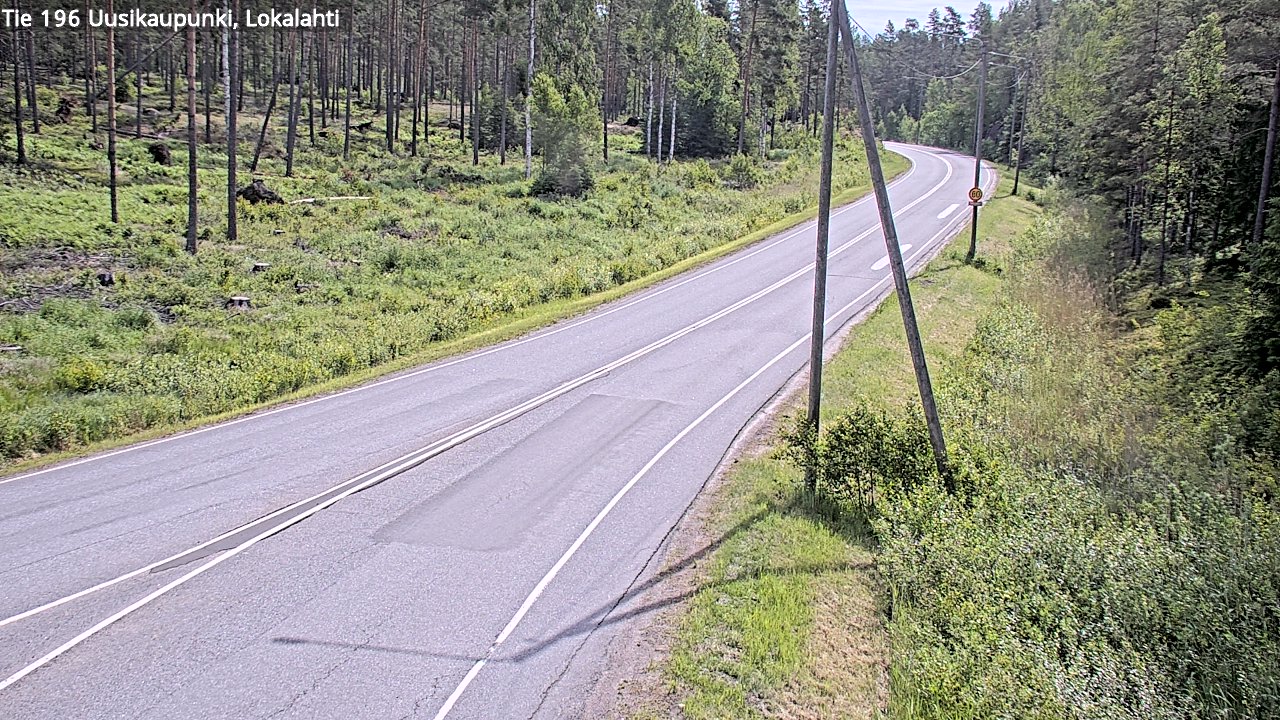 Kelikamerat Kuva Tie 196 Uusikaupunki, Lokalahti, Uusikaupunki, Varsinais-Suomi