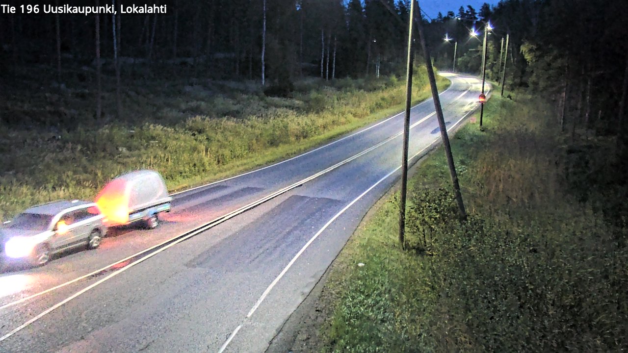Kelikamerat Kuva Tie 196 Uusikaupunki, Lokalahti, Uusikaupunki, Varsinais-Suomi