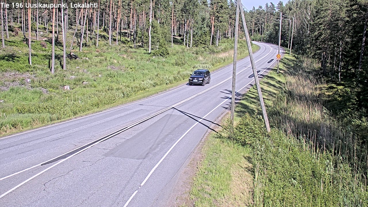 Kelikamerat Kuva Tie 196 Uusikaupunki, Lokalahti, Uusikaupunki, Varsinais-Suomi