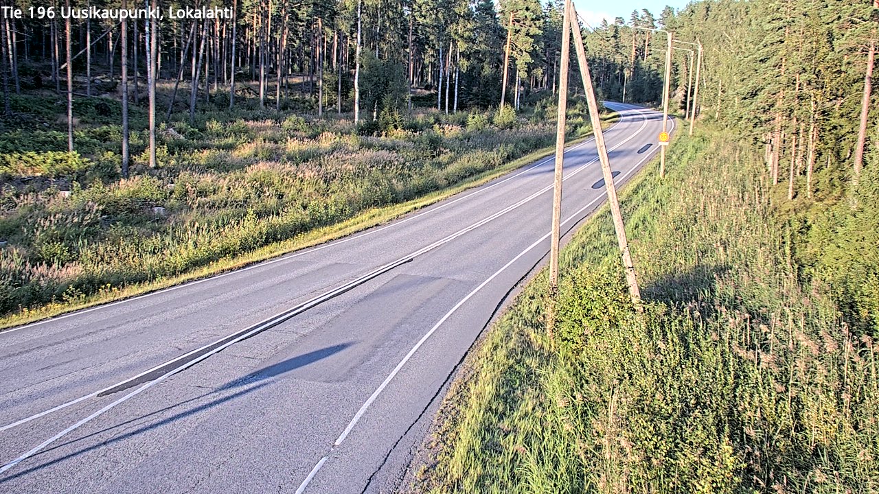 Kelikamerat Kuva Tie 196 Uusikaupunki, Lokalahti, Uusikaupunki, Varsinais-Suomi