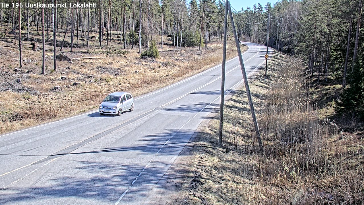 Kelikamerat Kuva Tie 196 Uusikaupunki, Lokalahti, Uusikaupunki, Varsinais-Suomi