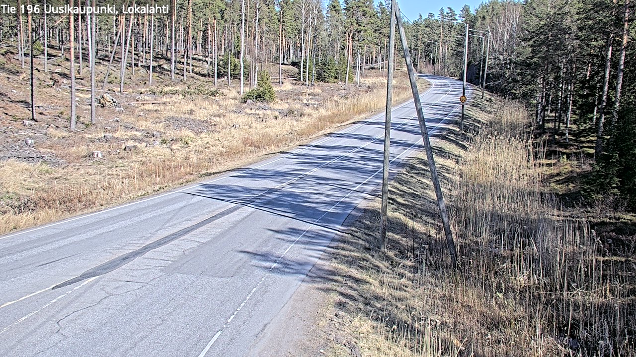 Kelikamerat Kuva Tie 196 Uusikaupunki, Lokalahti, Uusikaupunki, Varsinais-Suomi