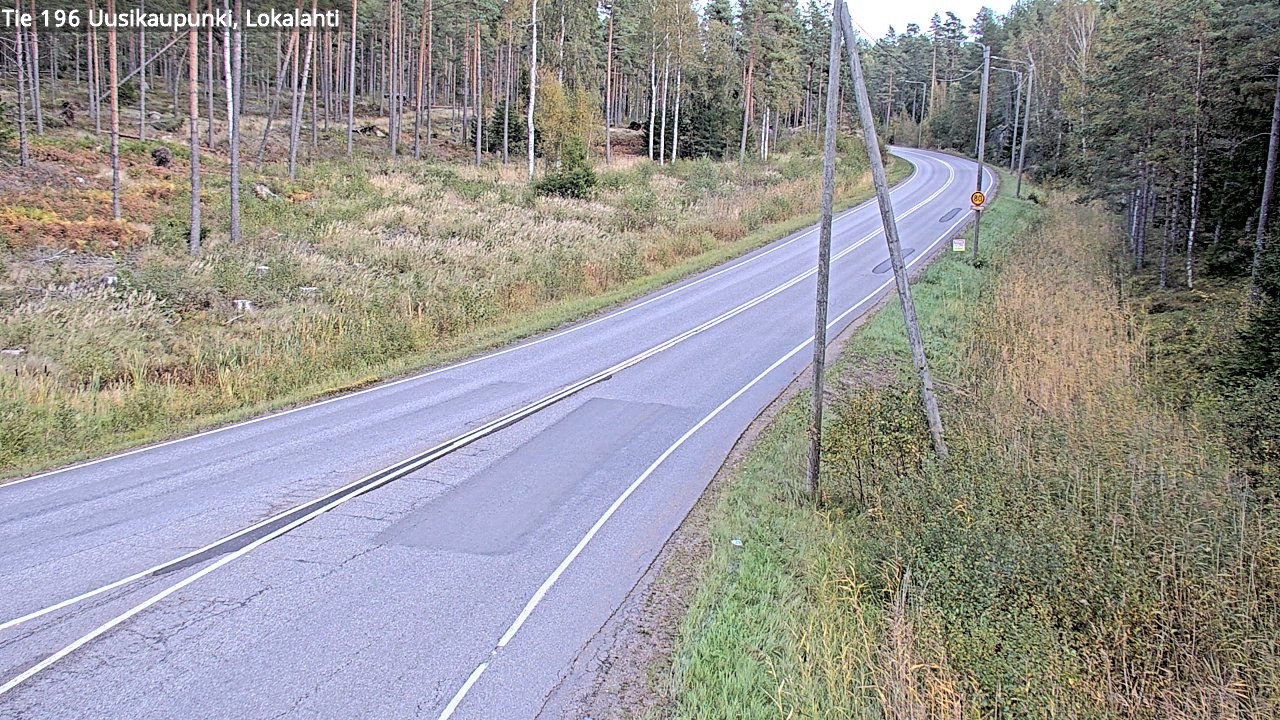 Kelikamerat Kuva Tie 196 Uusikaupunki, Lokalahti, Uusikaupunki, Varsinais-Suomi