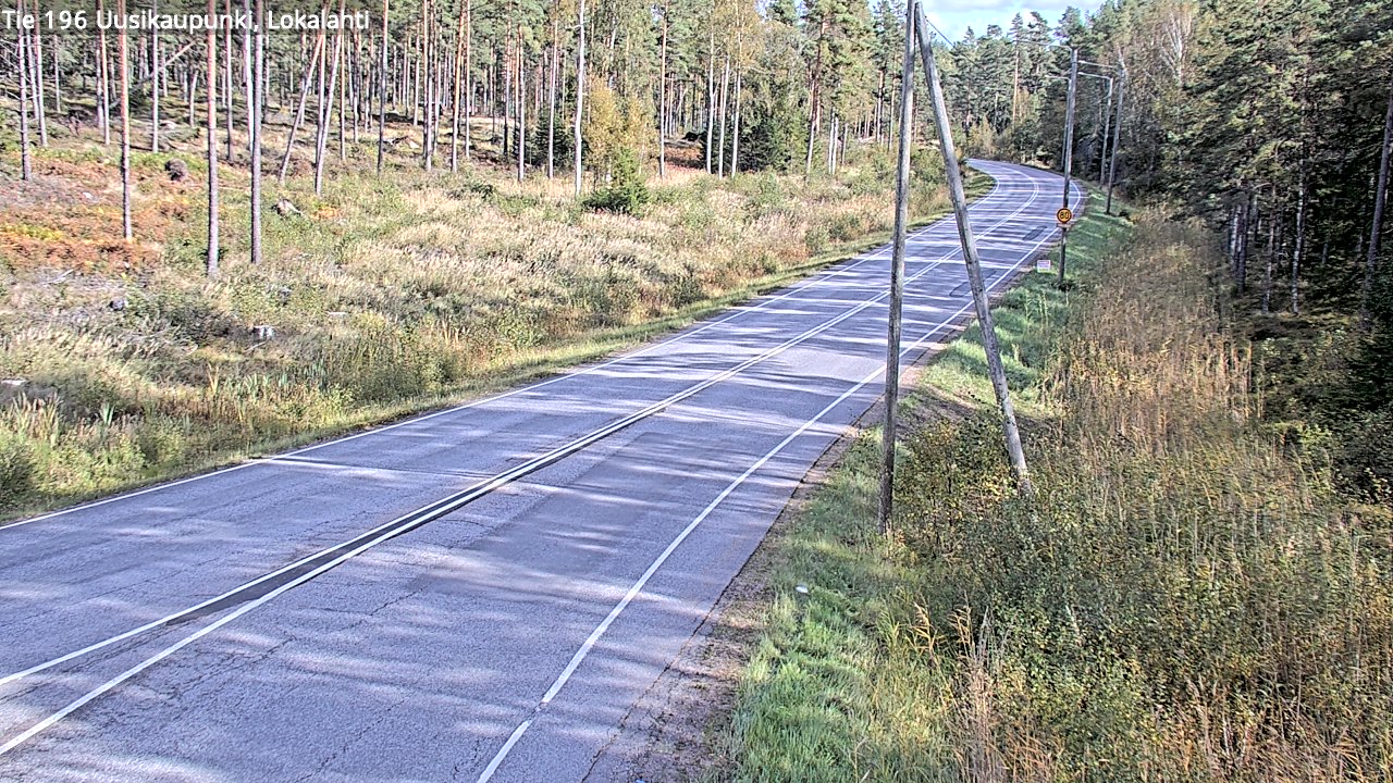 Kelikamerat Kuva Tie 196 Uusikaupunki, Lokalahti, Uusikaupunki, Varsinais-Suomi