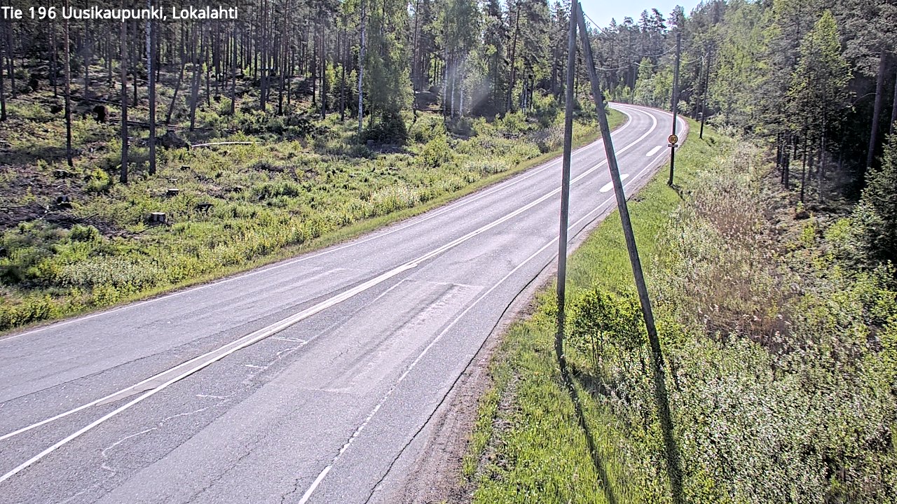 Weather Camera Image Road 196 Uusikaupunki, Lokalahti, Uusikaupunki, Varsinais-Suomi