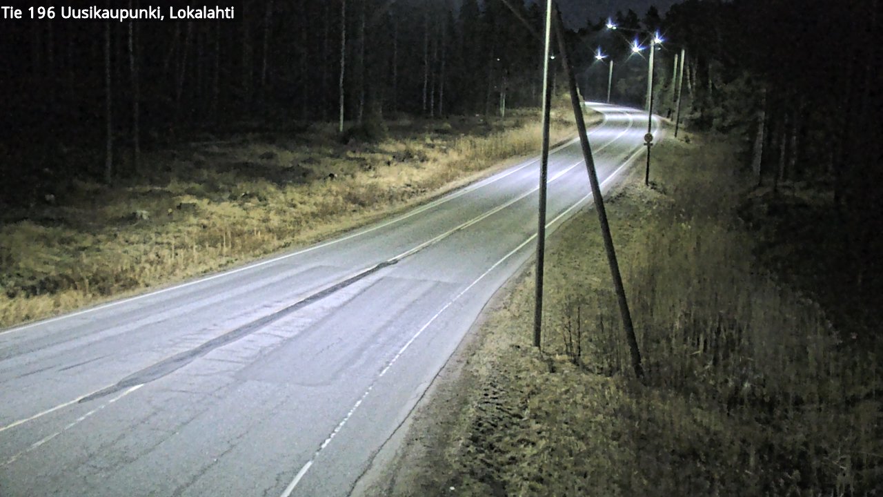 Kelikamerat Kuva Tie 196 Uusikaupunki, Lokalahti, Uusikaupunki, Varsinais-Suomi
