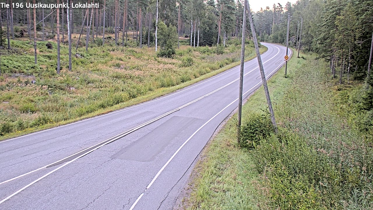 Kelikamerat Kuva Tie 196 Uusikaupunki, Lokalahti, Uusikaupunki, Varsinais-Suomi