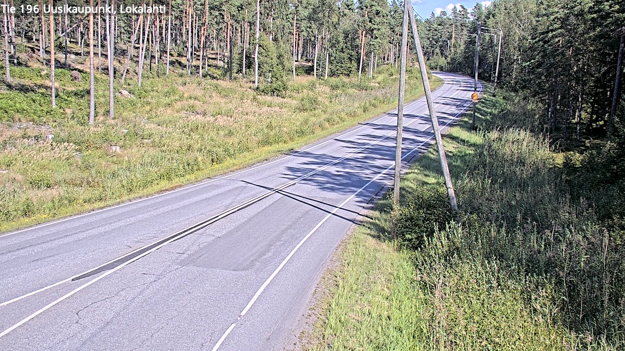 Kelikamerat Kuva Tie 196 Uusikaupunki, Lokalahti, Uusikaupunki, Varsinais-Suomi
