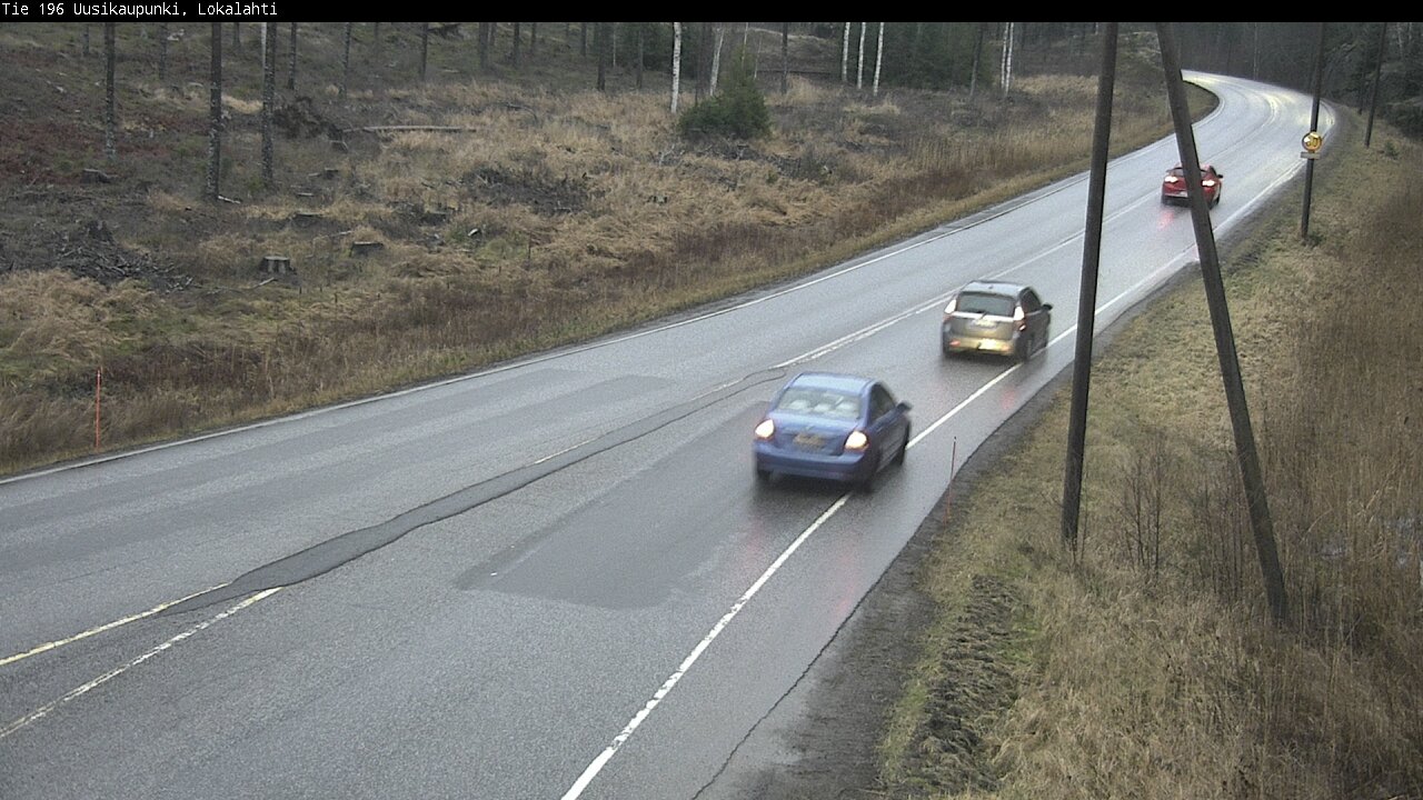 Weather Camera Image Road 196 Uusikaupunki, Lokalahti, Uusikaupunki, Varsinais-Suomi