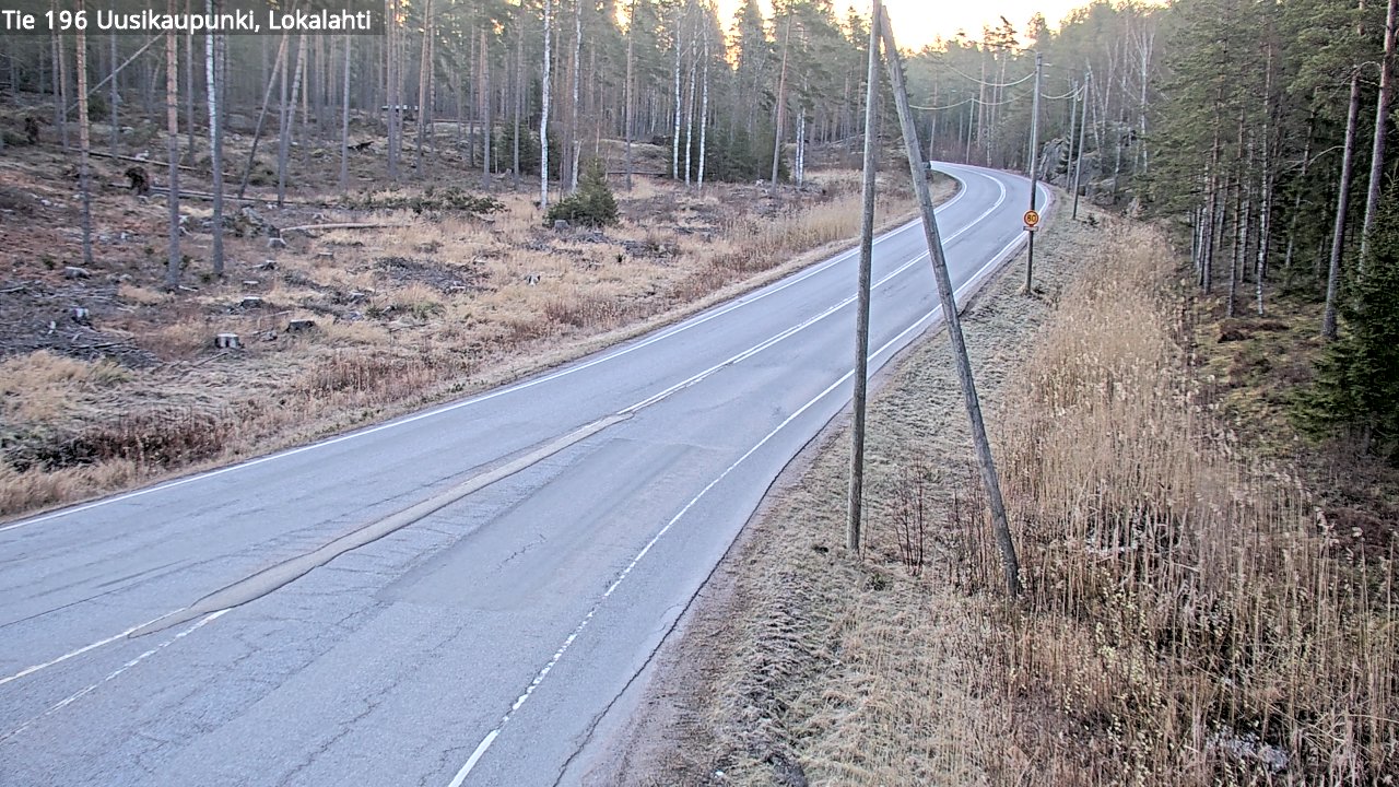 Kelikamerat Kuva Tie 196 Uusikaupunki, Lokalahti, Uusikaupunki, Varsinais-Suomi