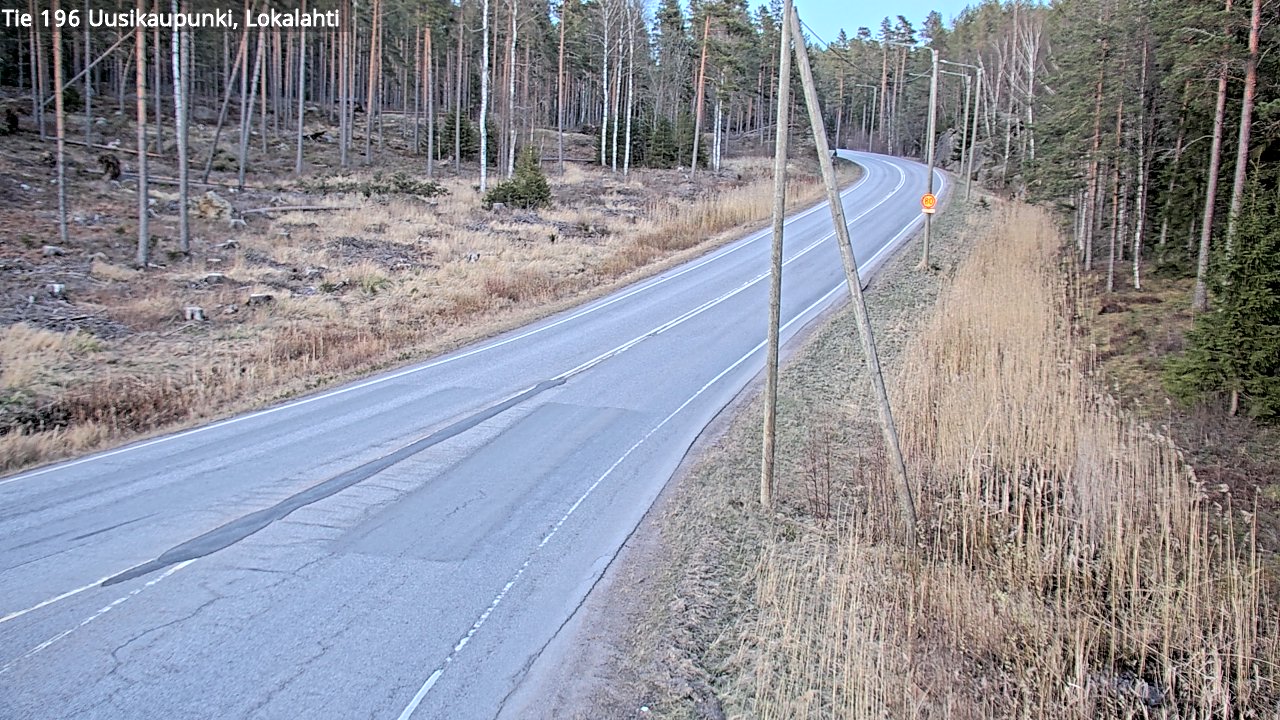 Kelikamerat Kuva Tie 196 Uusikaupunki, Lokalahti, Uusikaupunki, Varsinais-Suomi