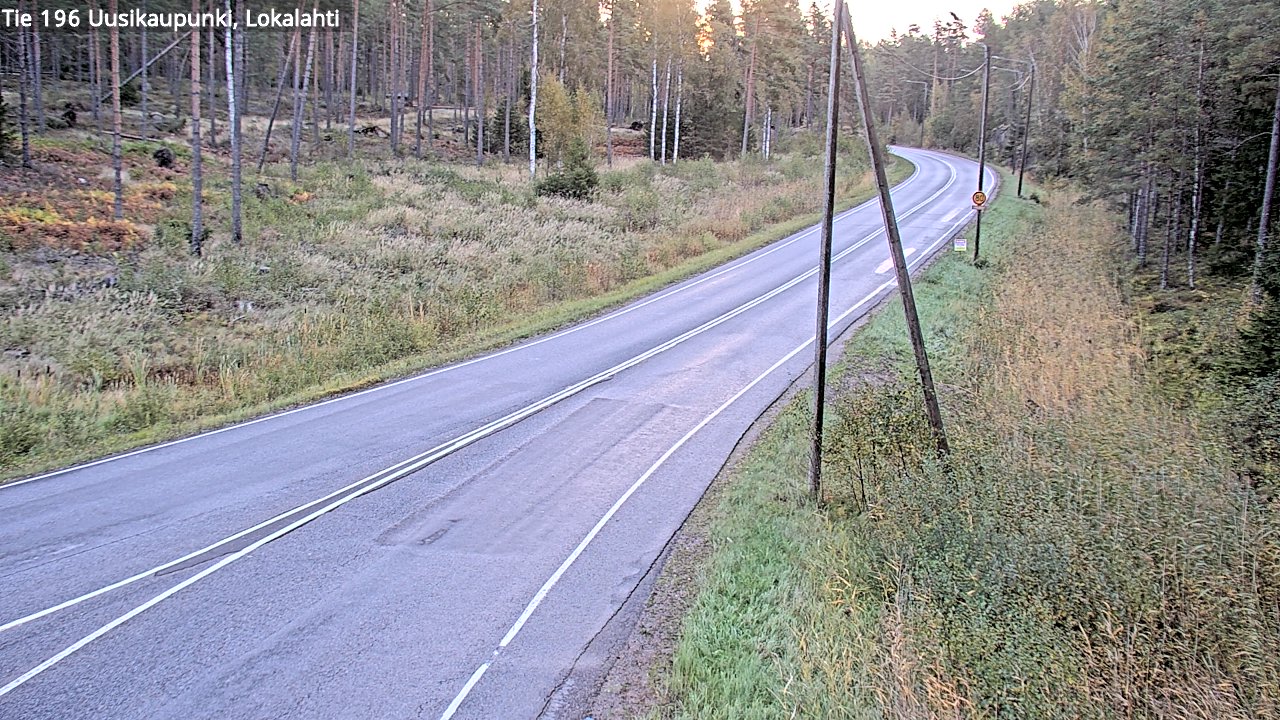 Kelikamerat Kuva Tie 196 Uusikaupunki, Lokalahti, Uusikaupunki, Varsinais-Suomi