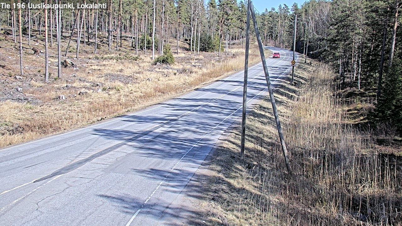 Kelikamerat Kuva Tie 196 Uusikaupunki, Lokalahti, Uusikaupunki, Varsinais-Suomi