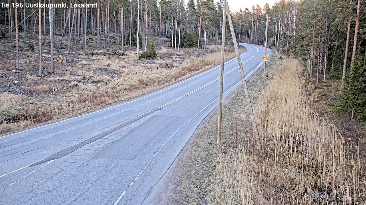 Kelikamerat Kuva Tie 196 Uusikaupunki, Lokalahti, Uusikaupunki, Varsinais-Suomi