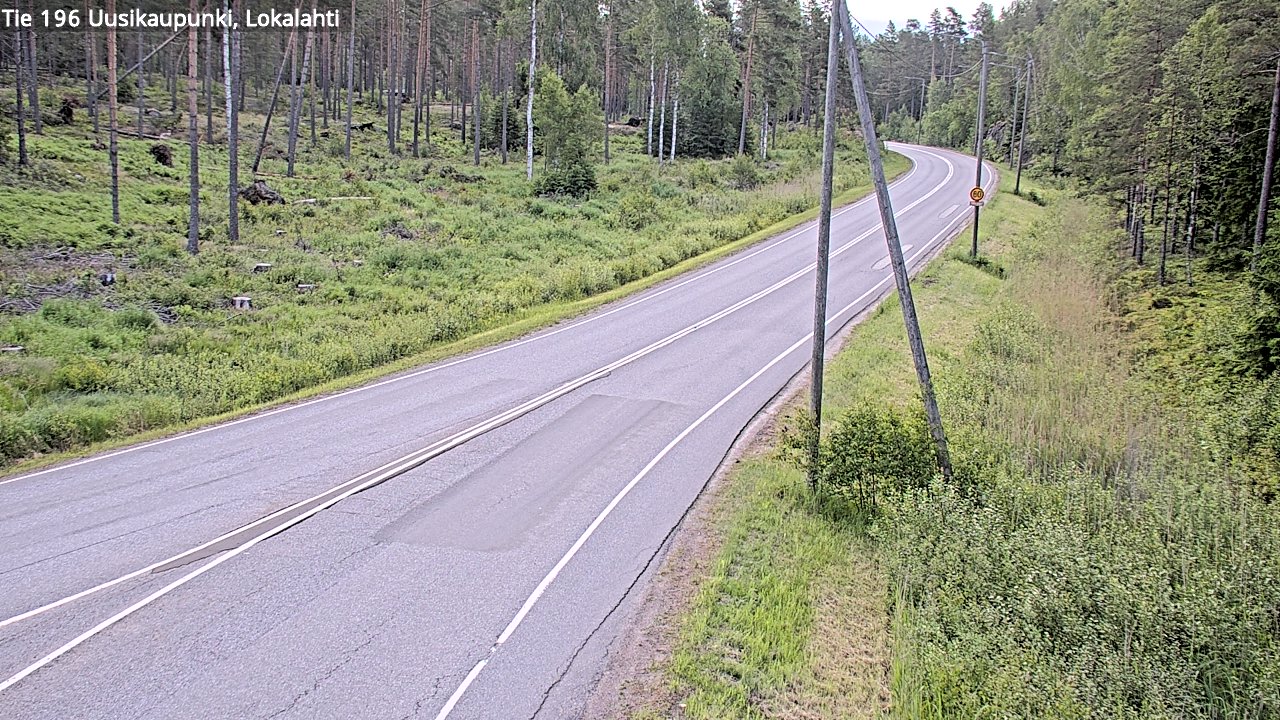 Kelikamerat Kuva Tie 196 Uusikaupunki, Lokalahti, Uusikaupunki, Varsinais-Suomi