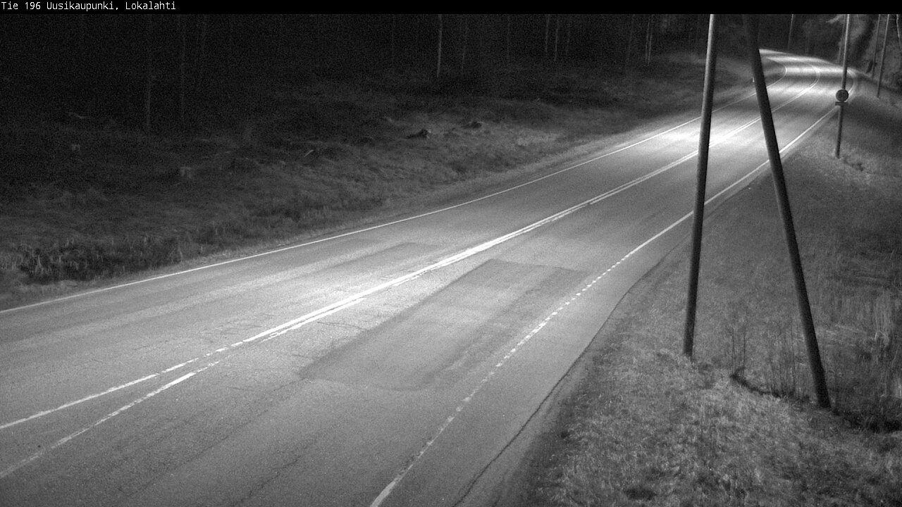 Weather Camera Image Road 196 Uusikaupunki, Lokalahti, Uusikaupunki, Varsinais-Suomi